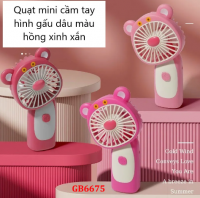 QUẠT CẦM TAY MINI GẤU