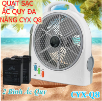 QUẠT SẠC ẮC QUY ĐA NĂNG CYX Q8